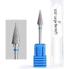 Mavi Metal Uç Protez Tırnak Sivri Koni Şekli Törpü Ucu