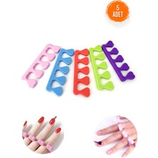 Parmak Ayırıcı 5'li Set, Tırnak Bakım ve Oje Uygulama Aracı