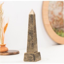 Dekoratif Gold Dikilitaş Biblo