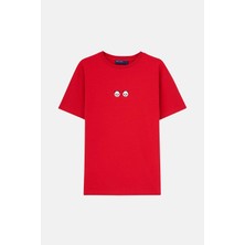 Chi & Chi Panda Premium T-Shirt - Kırmızı