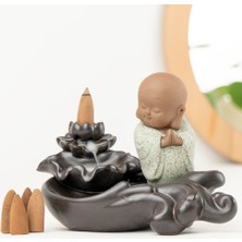 Zen Buddha Temalı Geri Akışlı Tütsülük
