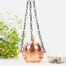 Bakır Zincirli Reçine & Demet Tütsülük