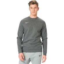 Nike Erkek Sweatshirt M Nk Flc PARK20 Crew Gri %80 Pamuk %20 Polyester Futbol İçin Rahat Tasarım