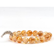 Sitrin Doğal Taş Bileklik (10 Mm) – Altın Bilgelik