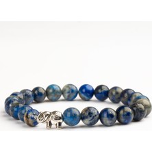 Lapis Lazuli Doğal Taş Bileklik (8 Mm) – Sufi Mavisi