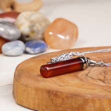 Akik (Agate) Doğal Taş Kolye