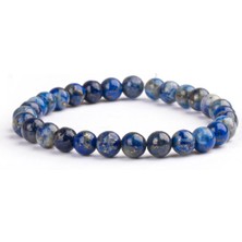 Lapis Lazuli Doğal Taş Bileklik (6 Mm) – Sessiz Bilge