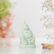 Oturan Buddha Temalı Doğal Soya Wax Mum