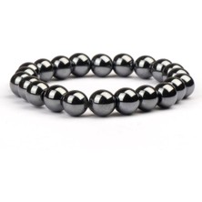 Hematit Doğal Taş Bileklik (8 Mm) – Enerji Akışı
