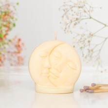 Ay Temalı Vegan Soya Mum