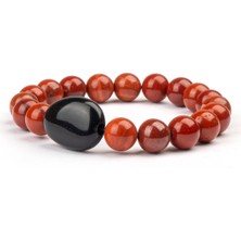 Jasper Doğal Taş Bileklik (10 Mm) – Kırmızı Huzur