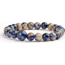 Sodalit Doğal Taş Bileklik (8 Mm) – Zihinsel Akış