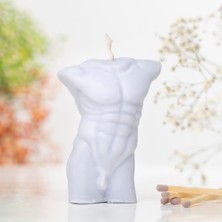 Men Body Temalı Vegan Soya Mum