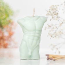 Men Body Temalı Vegan Soya Mum
