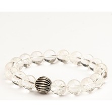 Kristal Kuvars Doğal Taş Bileklik (10 Mm) – Enerji Kaynağı