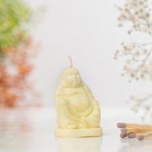 Oturan Buddha Temalı Doğal Soya Wax Mum