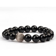 Oniks Doğal Taş Bileklik (8 Mm) – Derin Koruma