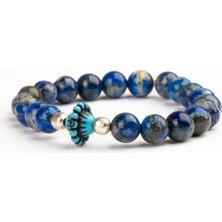 Lapis Lazuli Doğal Taş Bileklik (8 Mm) – Kadim Bilgelik