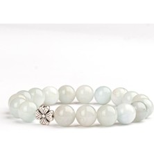 Akuamarin Doğal Taş Bileklik (10 Mm) – Ifade Gücünü