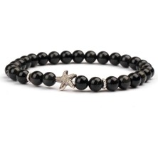 Obsidyen Doğal Taş Bileklik (6 Mm) – Gölge Gücü