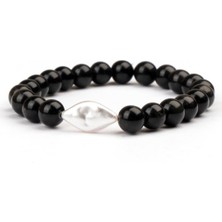 Oniks Doğal Taş Bileklik (8 Mm) – Gölgelerin Fısıltısı