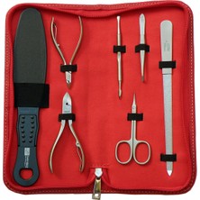 Şık Siyah Çantalı Manikür Seti, Pratik ve Havalı Bakım Aleti Seti