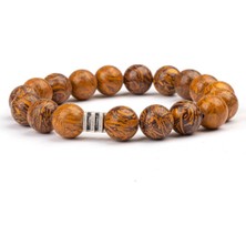 Ağaç Jasper Doğal Taş Bileklik (10 Mm) – Doğanın Fısıltısı