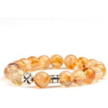 Sitrin Doğal Taş Bileklik (10 Mm) – Içsel Güneş