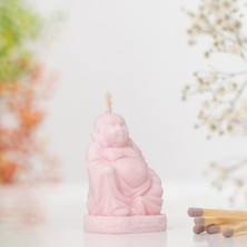 Oturan Buddha Temalı Doğal Soya Wax Mum