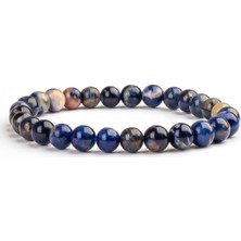 Sodalit Doğal Taş Bileklik (6 Mm) – Iç Göz