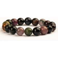 Turmalin Doğal Taş Bileklik (10 Mm) – Enerjisel Siper