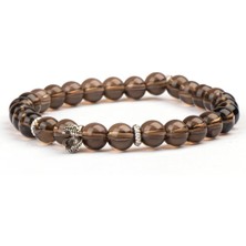 Dumanlı Kuvars Doğal Taş Bileklik (6 Mm) – Ruhsal Frekans