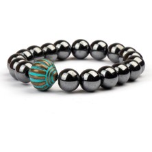 Hematit Doğal Taş Bileklik (10 Mm) – Koruyucu Frekans