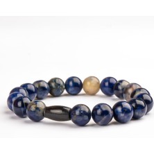 Sodalit Doğal Taş Bileklik (10 Mm) – Sakin Zeka