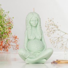 Gaia Temalı Vegan Soya Mum