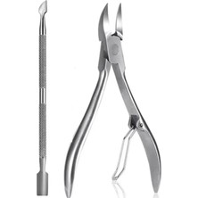 2 Parça Manikür Pedikür Seti, Batık Tırnak ve Tırnak Eti Itici, Kronk XP22