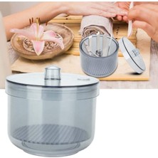 Tırnak Freze Uçları Temizleyici Kutu, Kompakt, Dayanıklı, Steril, Manuel Manikür Aksesuarı