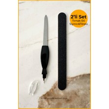 Iki Parça Manikür ve Pedikür Seti, Tırnak Eti Sıyırıcı ile Bakım Seti