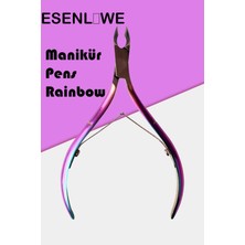 Paslanmaz Çelik Çift Yaylı Tırnak Eti Pensesi, Hassas ve Ince Ağız Manikür Aleti