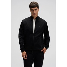 Ellesse Logolu Pamuklu Regular Fit Dik Yaka Fermuarlı Sweat Erkek Sweat EM545