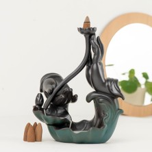 Zen El Lotus Temalı Geri Akışlı Tütsülük