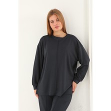 Lanze Alt-Üst Kanal Dikiş Yırtmaçlı Takım Yumuşak Doku