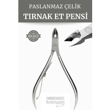 Paslanmaz Çelik Tırnak Eti Pensi, Güçlü ve Şık Tırnak Bakımı Aracı