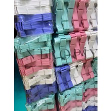 10 Adet-  Renkli Kalp Desenli Plastik Askı – Mor, Beyaz, Pembe, Turkuaz | Dayanıklı Nokta Desenli Kıyafet Askısı | Ceket, Gömlek, Eşarp, Crop, Okul Kıyafetleri Için Uygun
