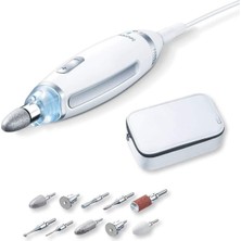 LED Işıklı Profesyonel Tırnak Kesici ve Aksesuar Seti, Beyaz