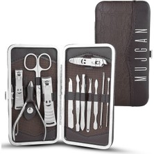 12 Parça Şık ve Pratik Manikür Seti, Cüzdanlı ve Taşıması Kolay