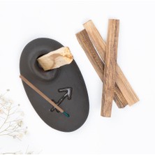 Handmade Burç Temalı Kahve Ağaç Tütsülük