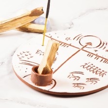 Handmade Şamanizm Motifli Palo Santo Tütsülük