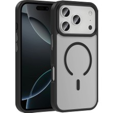 Apple iPhone 17 Pro Kılıf M-Safe Şarj Özellikli Mat Arka Yüzey Redclick Sio Kapak