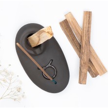 Handmade Burç Temalı Kahve Ağaç Tütsülük